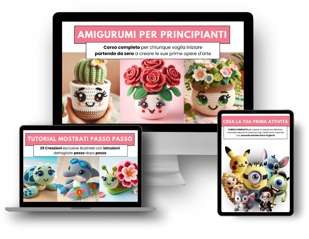 Amigurumi Facile - Impara l'arte dell'amigurumi da casa e crea una seconda entrata in 14 giorni