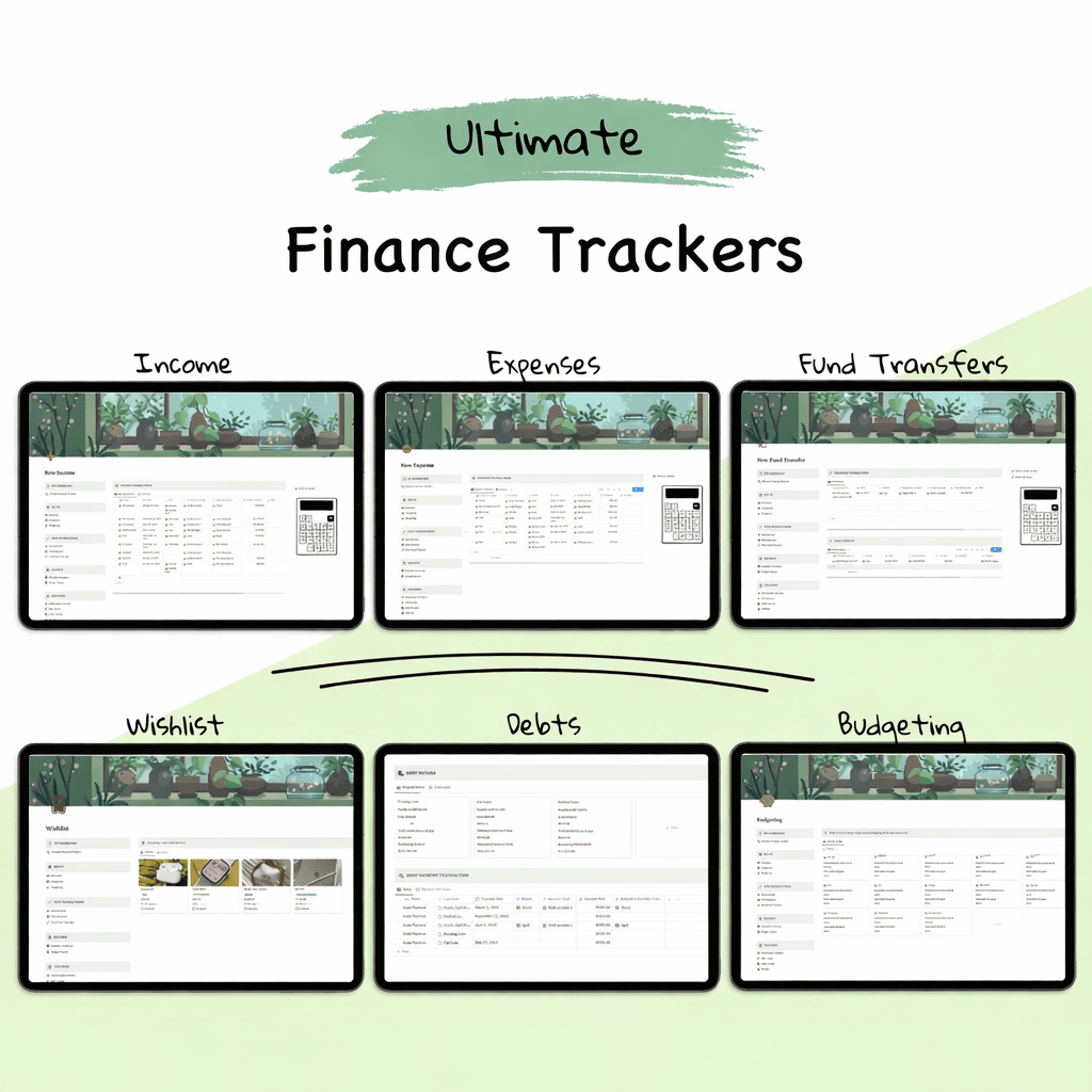 Ultimate Finance Tracker - budgetplannerstore
